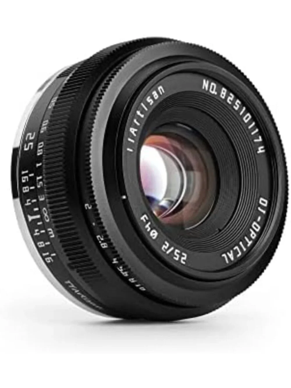 Wide-Angle 25mm F2 Camera Lens for M43 Mount | Large Aperture, APS-C Compatible
